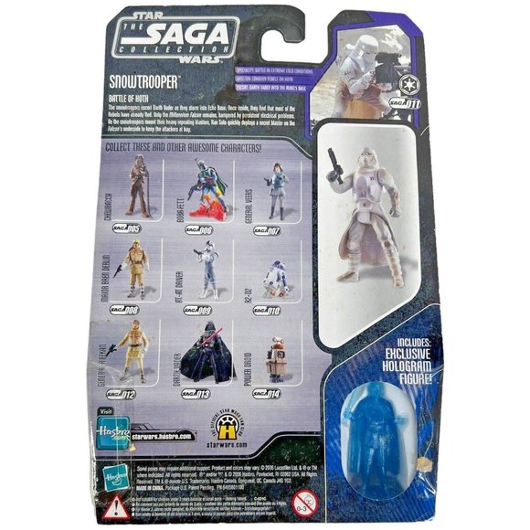 Star Wars The Saga Collection SnowTrooper With Hologram Figure Battle Of Hoth - Picture 6 of 7